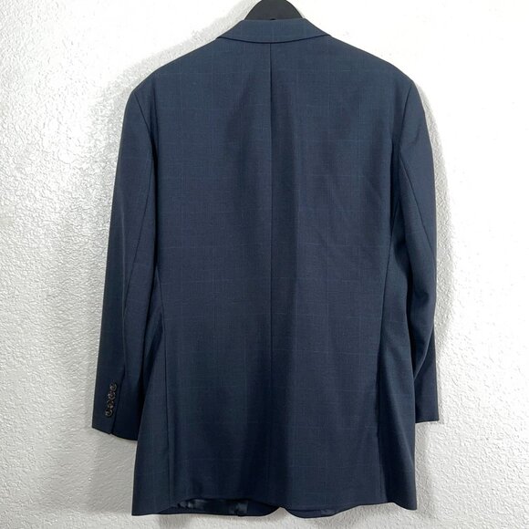 Ralph Lauren RRL Navy Check 2pc 100% Wool Suit Men's Size 42R/W35 - Picture 4 of 12